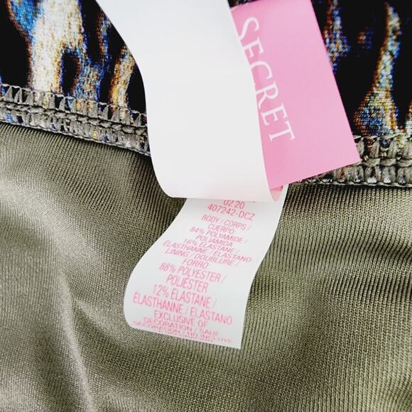 Victoria's Secret Animal Print Two Piece Swimsuit Top and Bottom Bikini - Picture 8 of 9